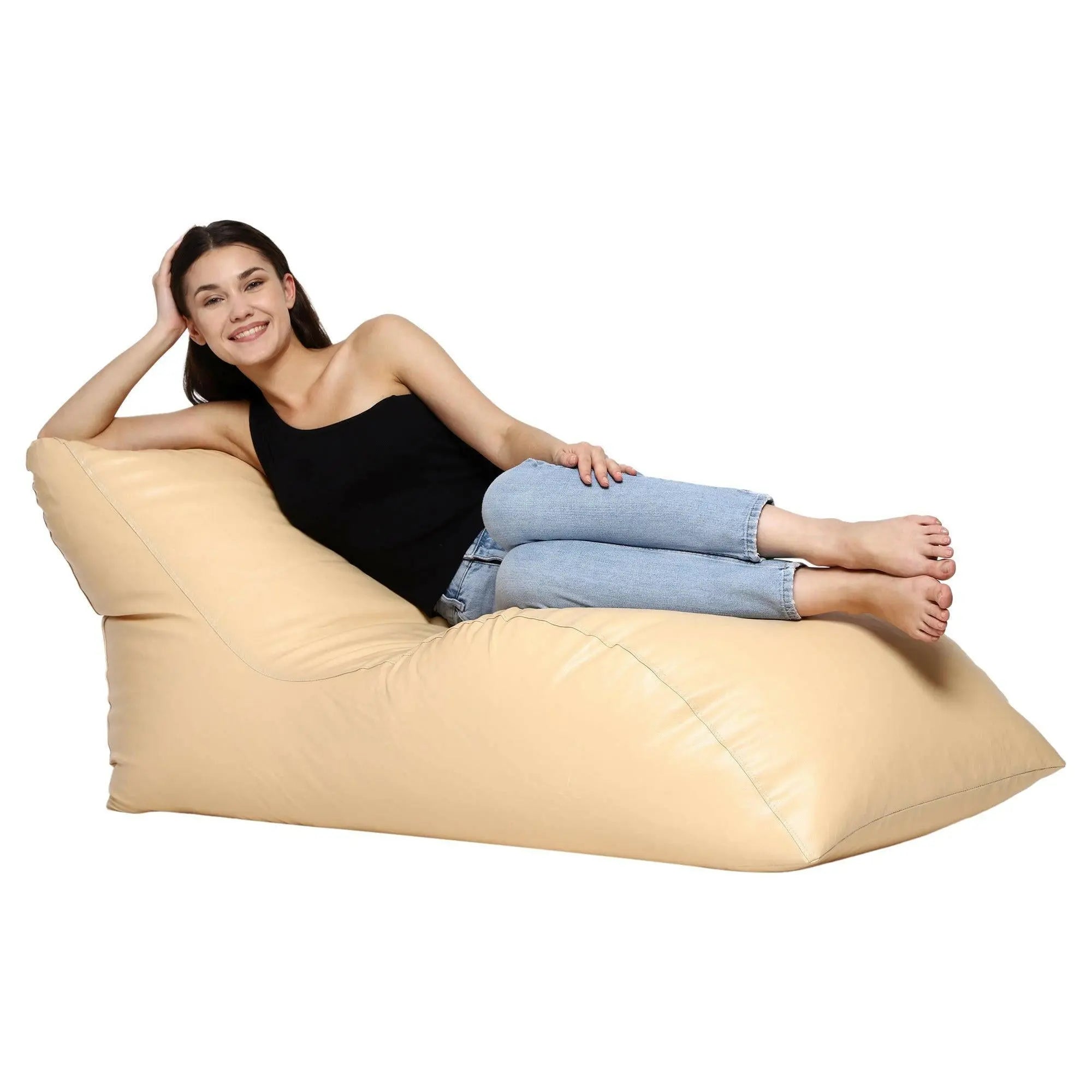Zen Living Lounger Bean Bag Cover in Zen Living Cream - Premium Quality and Comfort