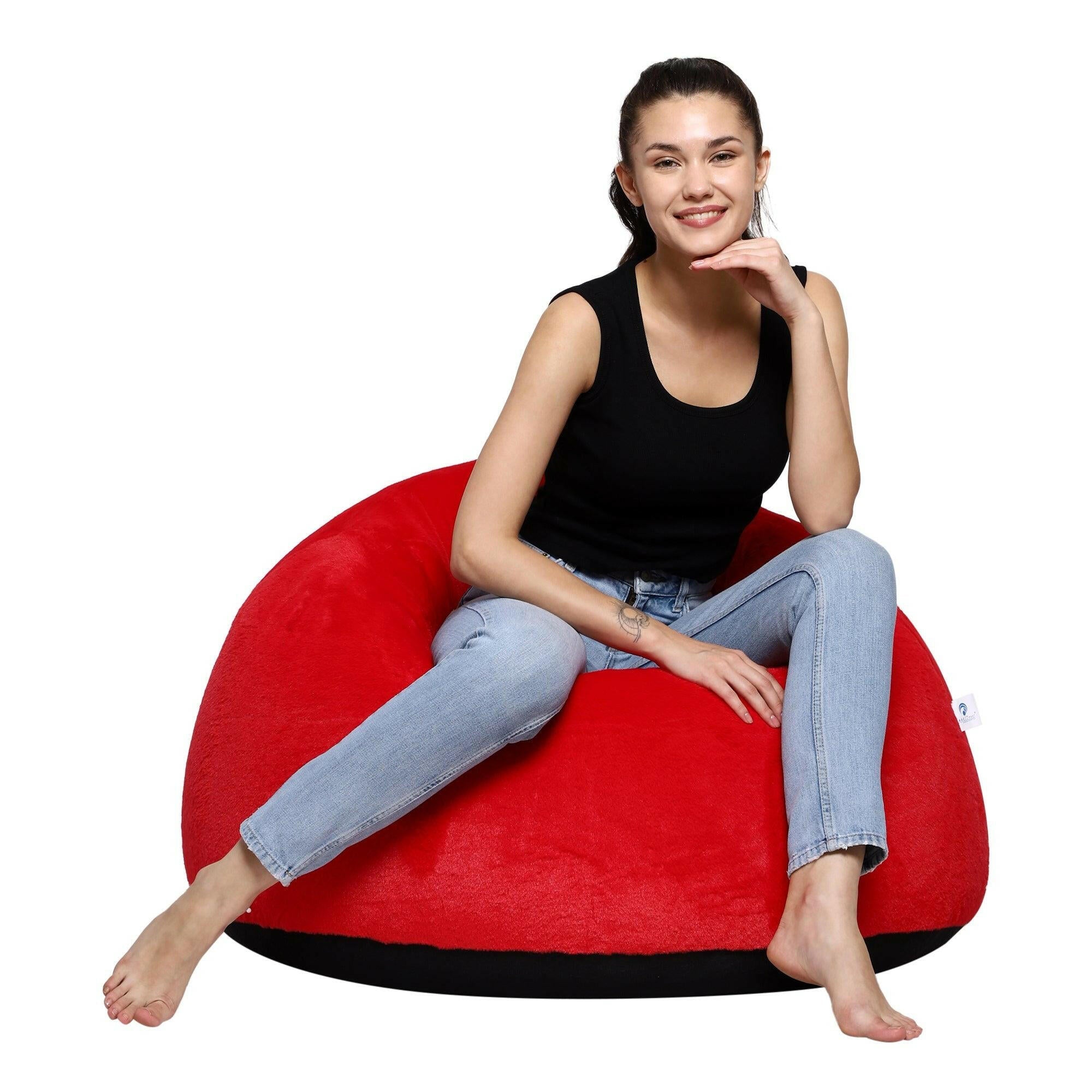 Fur Bean Bag Cover - Red Zen Living