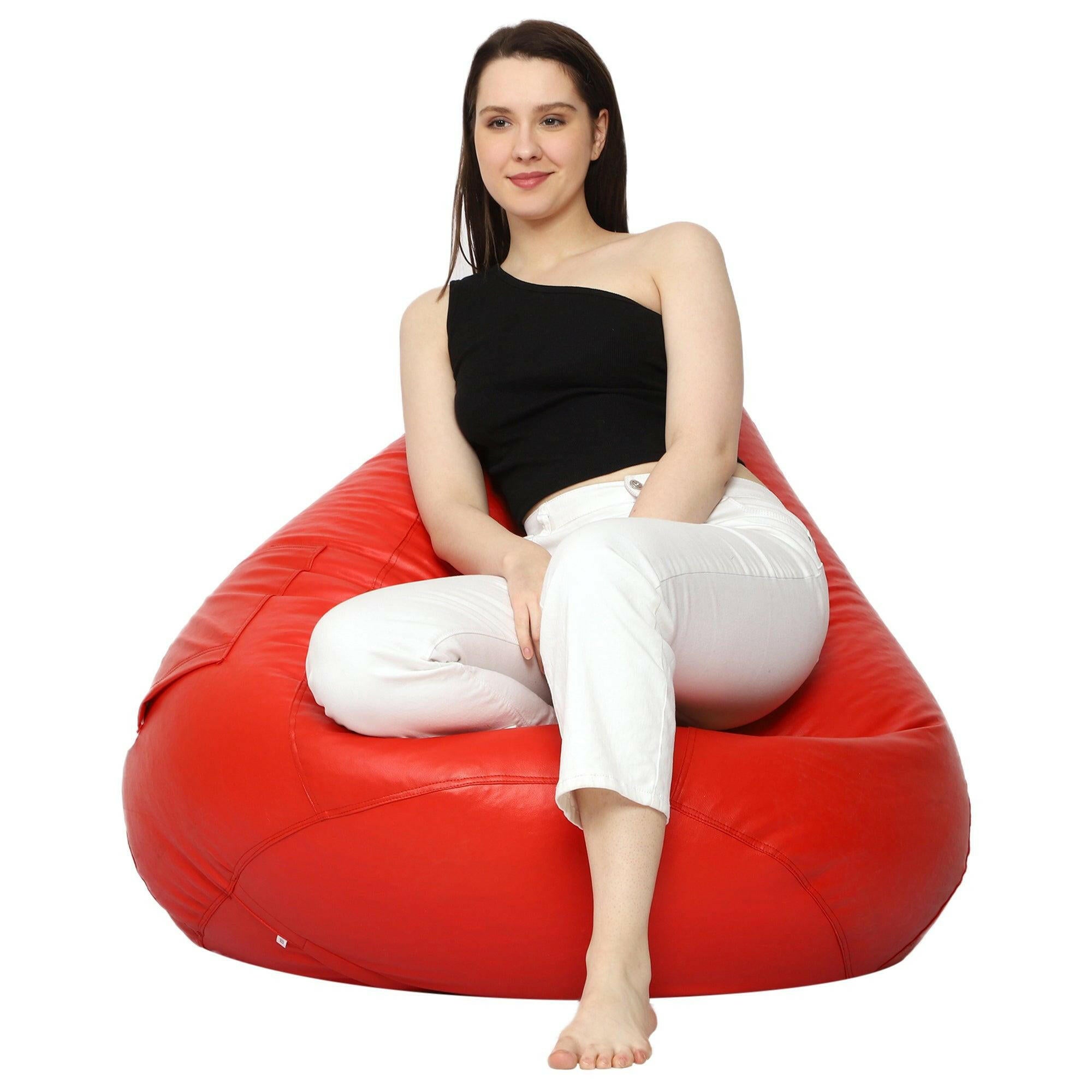 Plain Teardrop Bean Bag - Red Zen Living